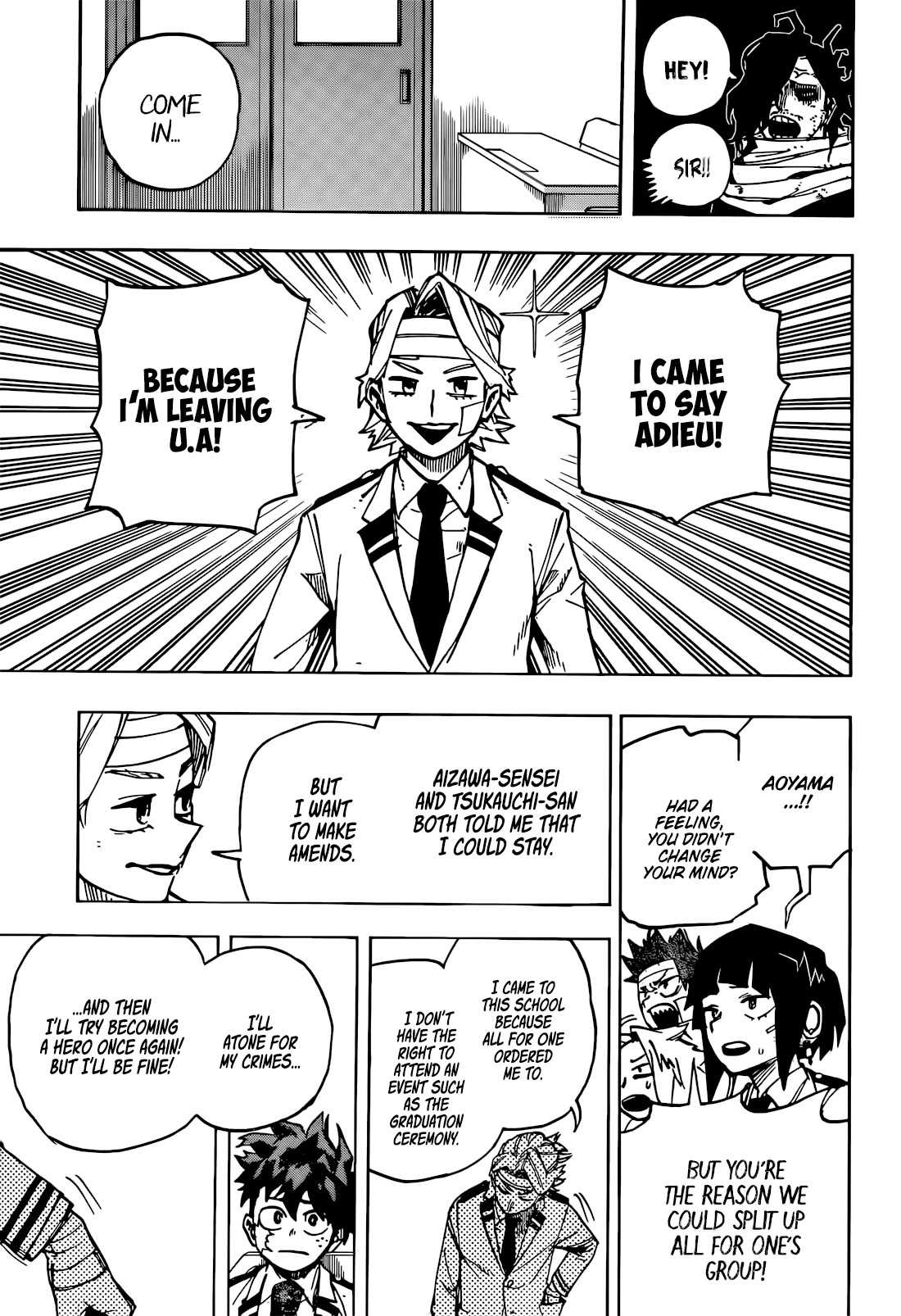 Boku no Hero Academia Chapter 425 page 8 - Chapter 425: Out-of-season