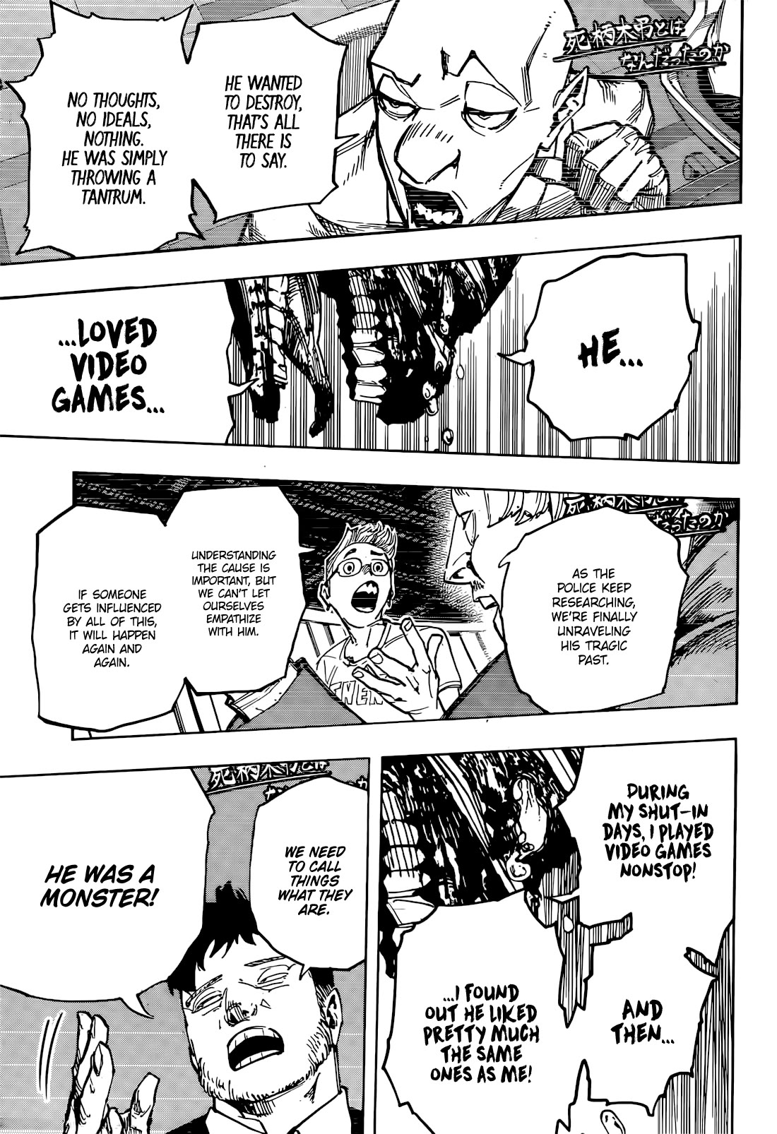 Boku no Hero Academia Chapter 427 page 8 - Chapter 427: Who was Tomura Shigaraki?