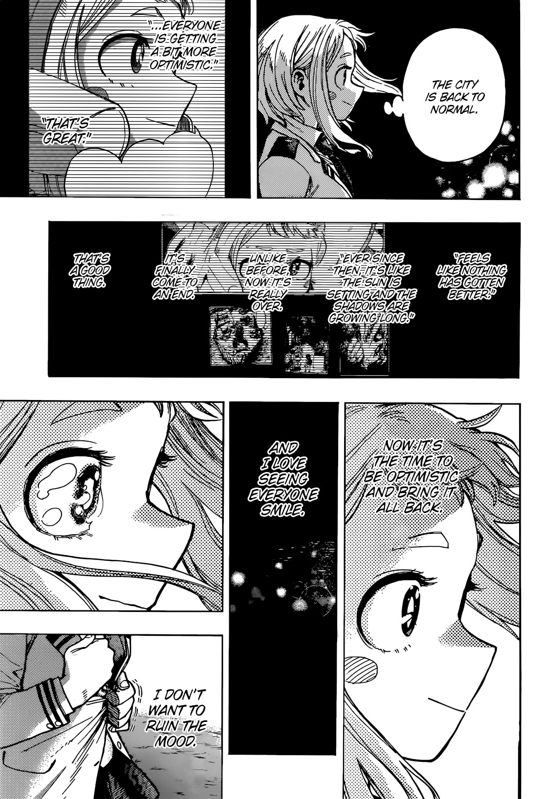 Boku no Hero Academia Chapter 428 page 14 - Chapter 428: A Girl who loves to smile