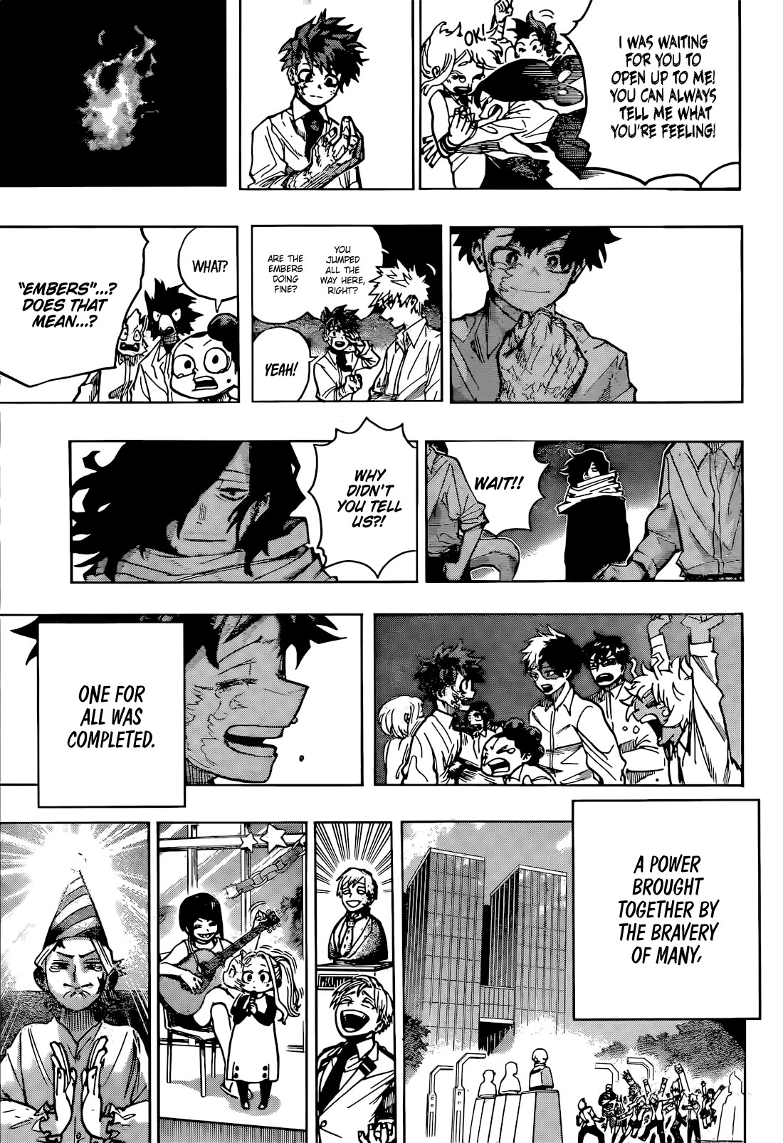 Boku no Hero Academia Chapter 429 page 14 - Chapter 429: I am Here!
