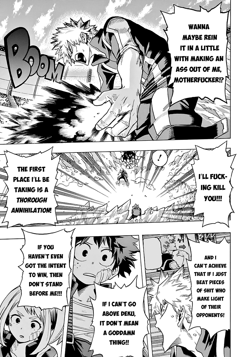 Boku no Hero Academia Chapter 43 page 10 - Chapter 43: Todoroki Vs. Bakugou