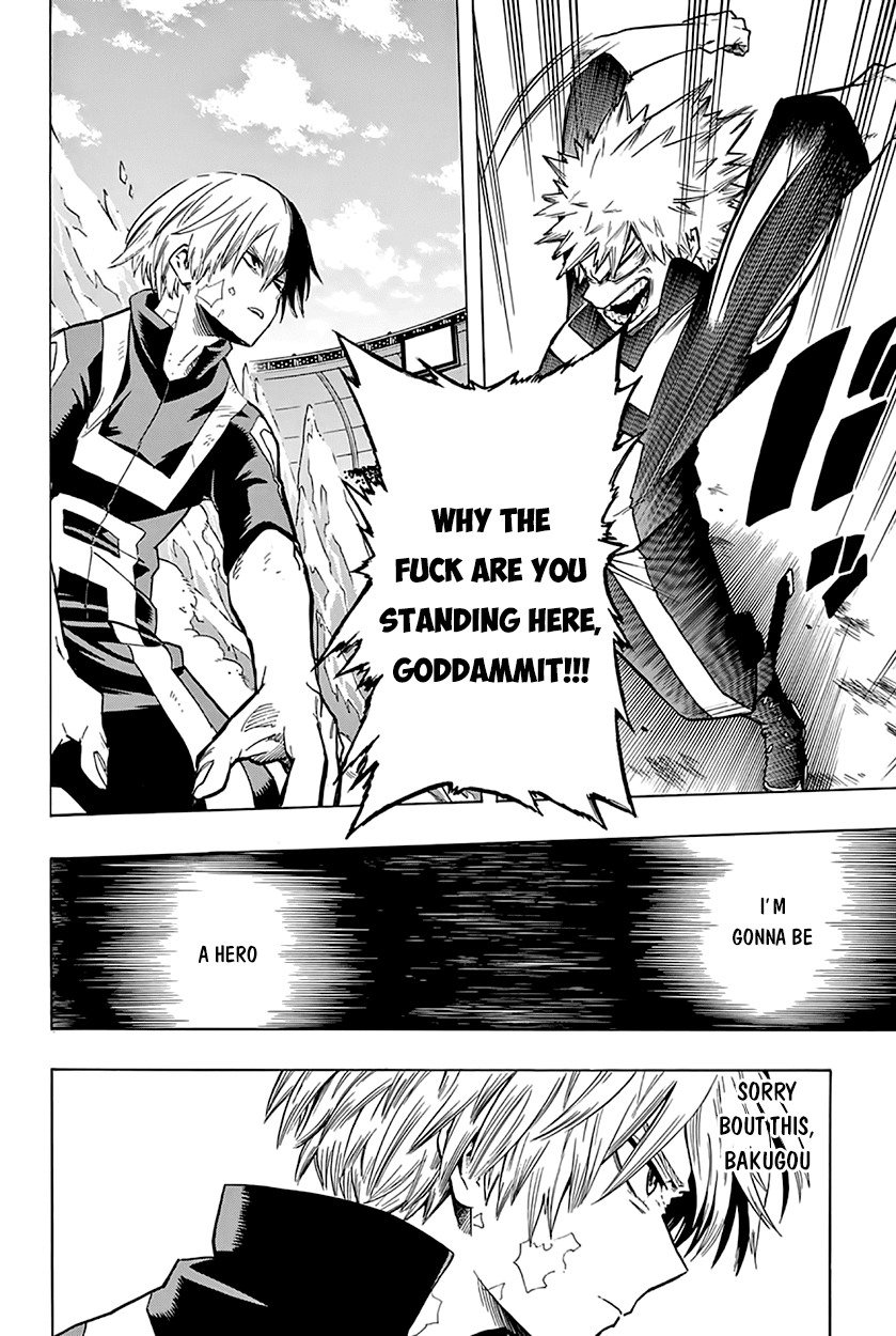 Boku no Hero Academia Chapter 43 page 11 - Chapter 43: Todoroki Vs. Bakugou