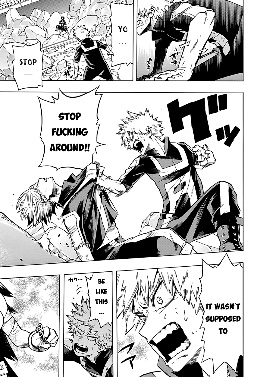 Boku no Hero Academia Chapter 43 page 17 - Chapter 43: Todoroki Vs. Bakugou