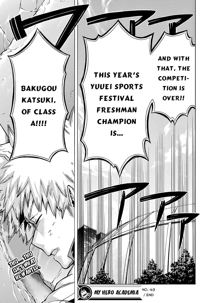 Boku no Hero Academia Chapter 43 page 19 - Chapter 43: Todoroki Vs. Bakugou