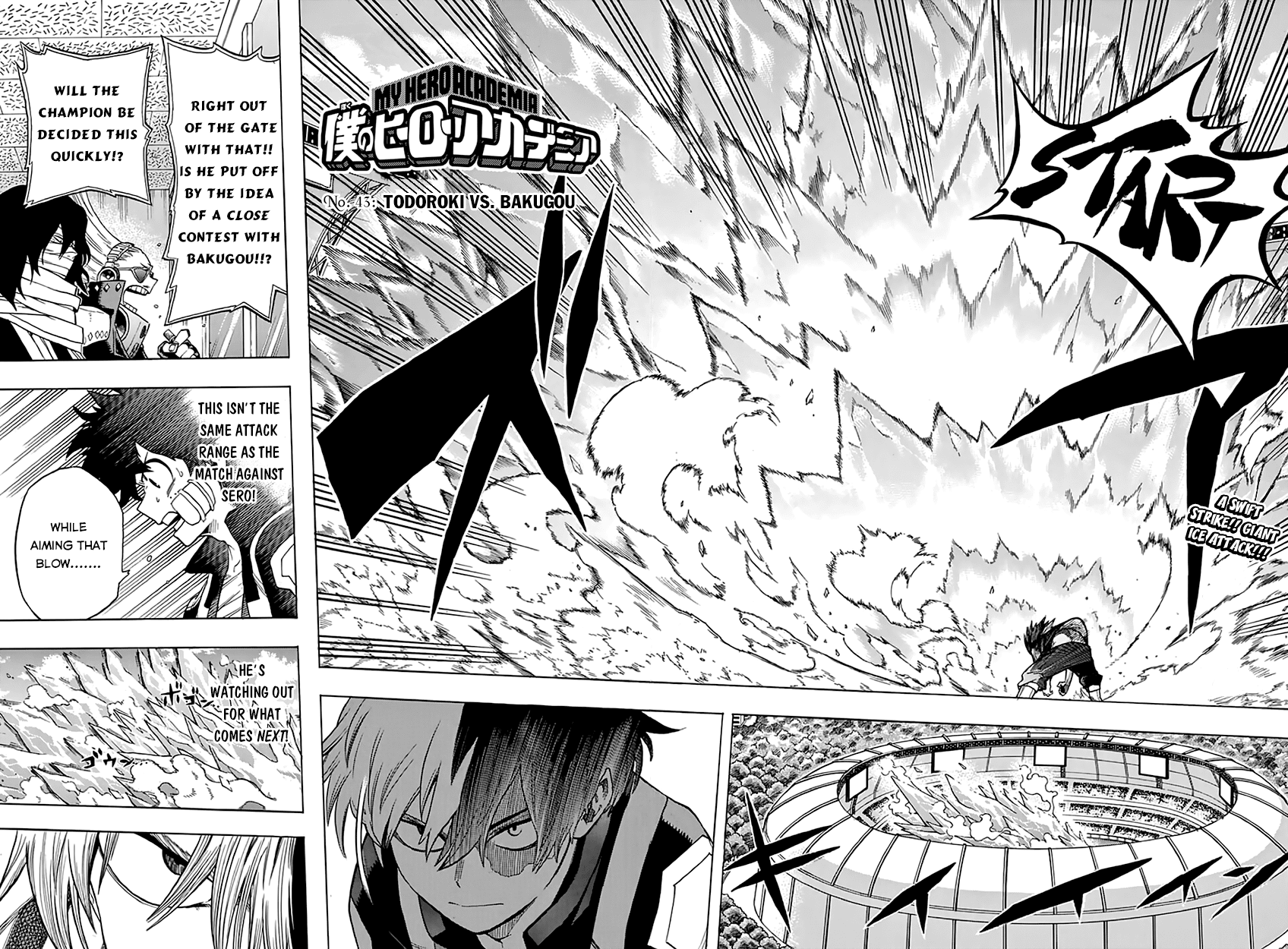 Boku no Hero Academia Chapter 43 page 4 - Chapter 43: Todoroki Vs. Bakugou