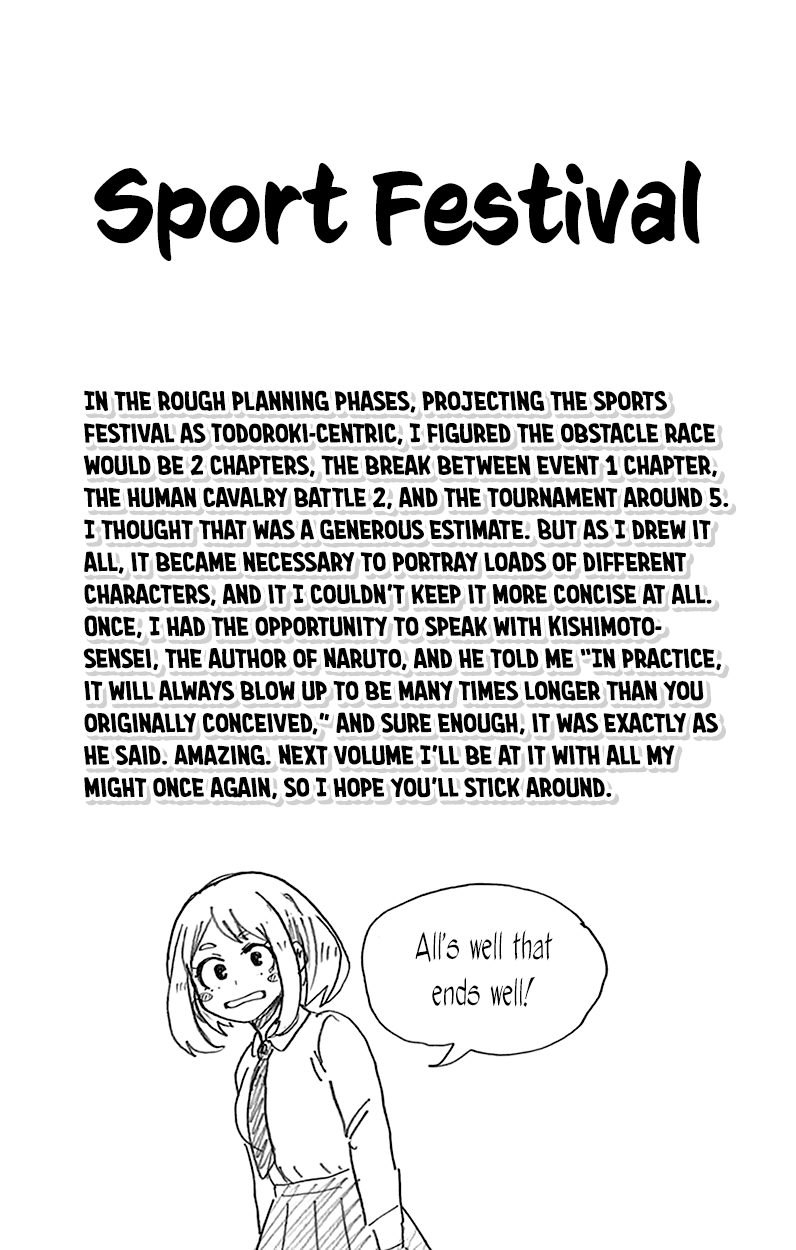 Boku no Hero Academia Chapter 44.5 page 16 - Chapter 44.5: Volume 5 Omake