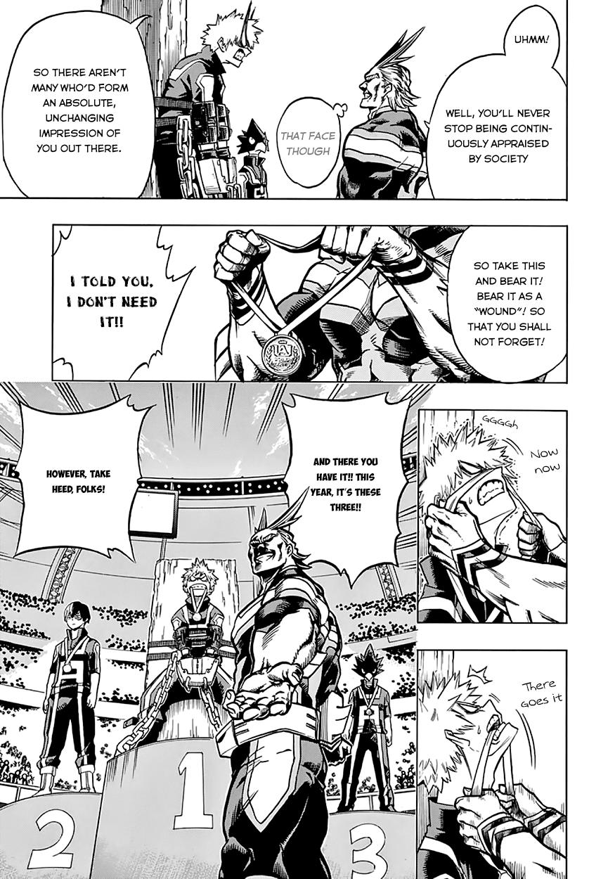 Boku no Hero Academia Chapter 44 page 12 - Chapter 44: Compensatory Free Day of Rest
