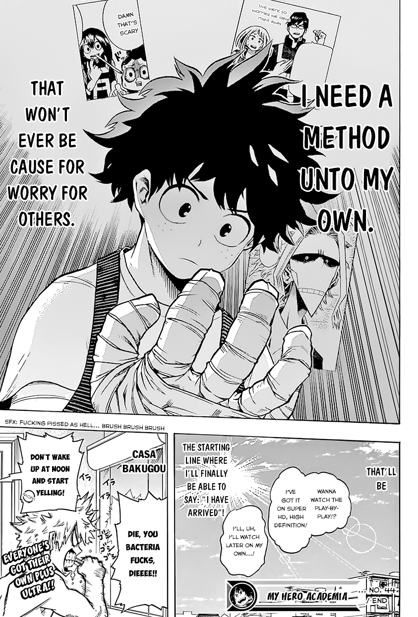 Boku no Hero Academia Chapter 44 page 22 - Chapter 44: Compensatory Free Day of Rest