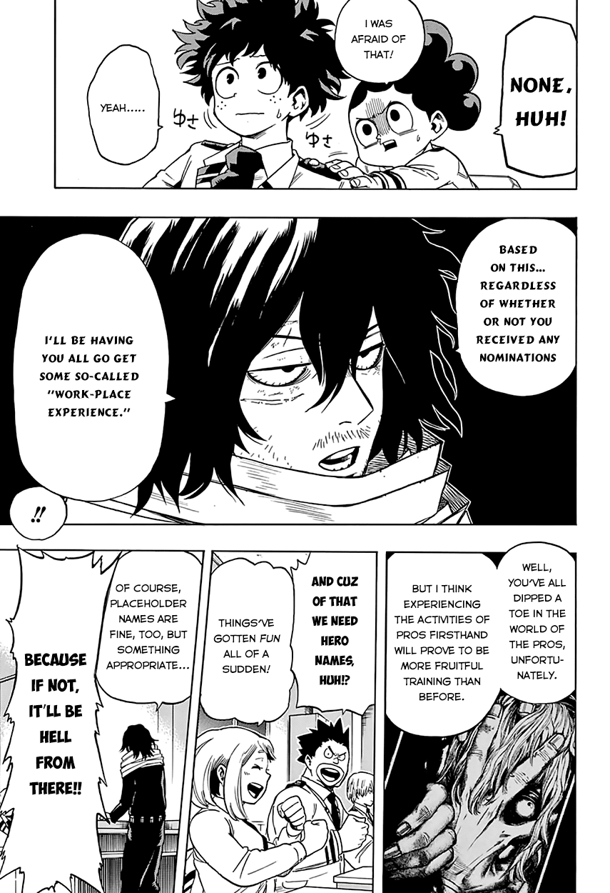 Boku no Hero Academia Chapter 45 page 10 - Chapter 45: A Meeting For Trying Out New Names
