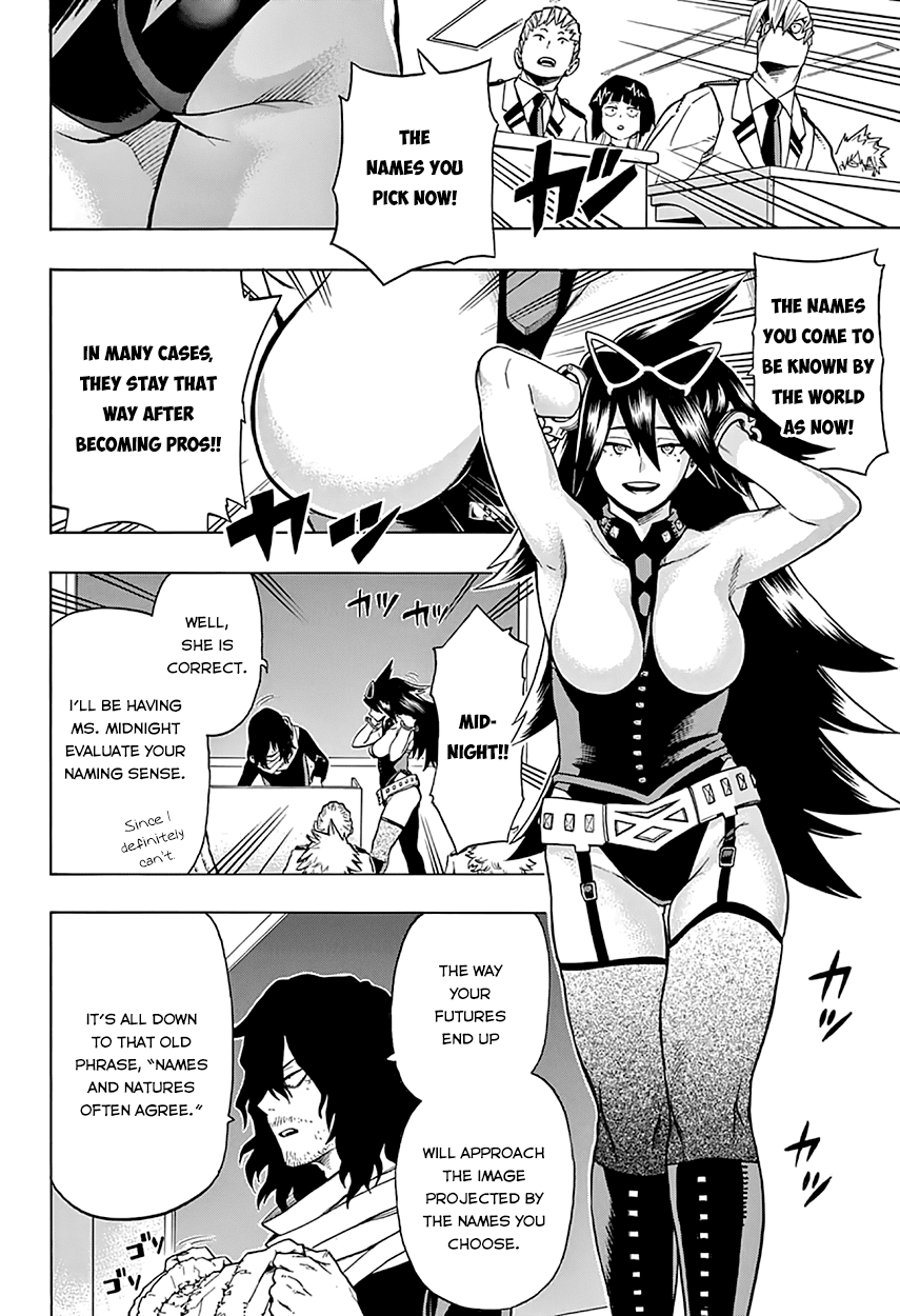 Boku no Hero Academia Chapter 45 page 11 - Chapter 45: A Meeting For Trying Out New Names