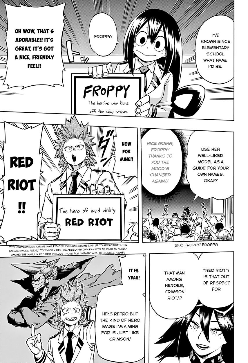 Boku no Hero Academia Chapter 45 page 14 - Chapter 45: A Meeting For Trying Out New Names