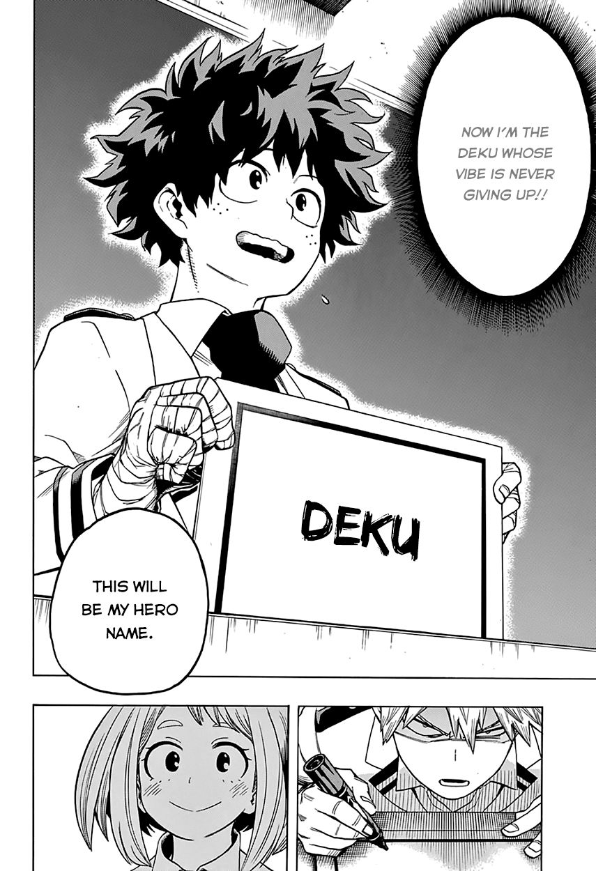 Boku no Hero Academia Chapter 45 page 21 - Chapter 45: A Meeting For Trying Out New Names