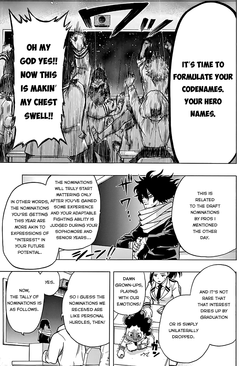 Boku no Hero Academia Chapter 45 page 8 - Chapter 45: A Meeting For Trying Out New Names