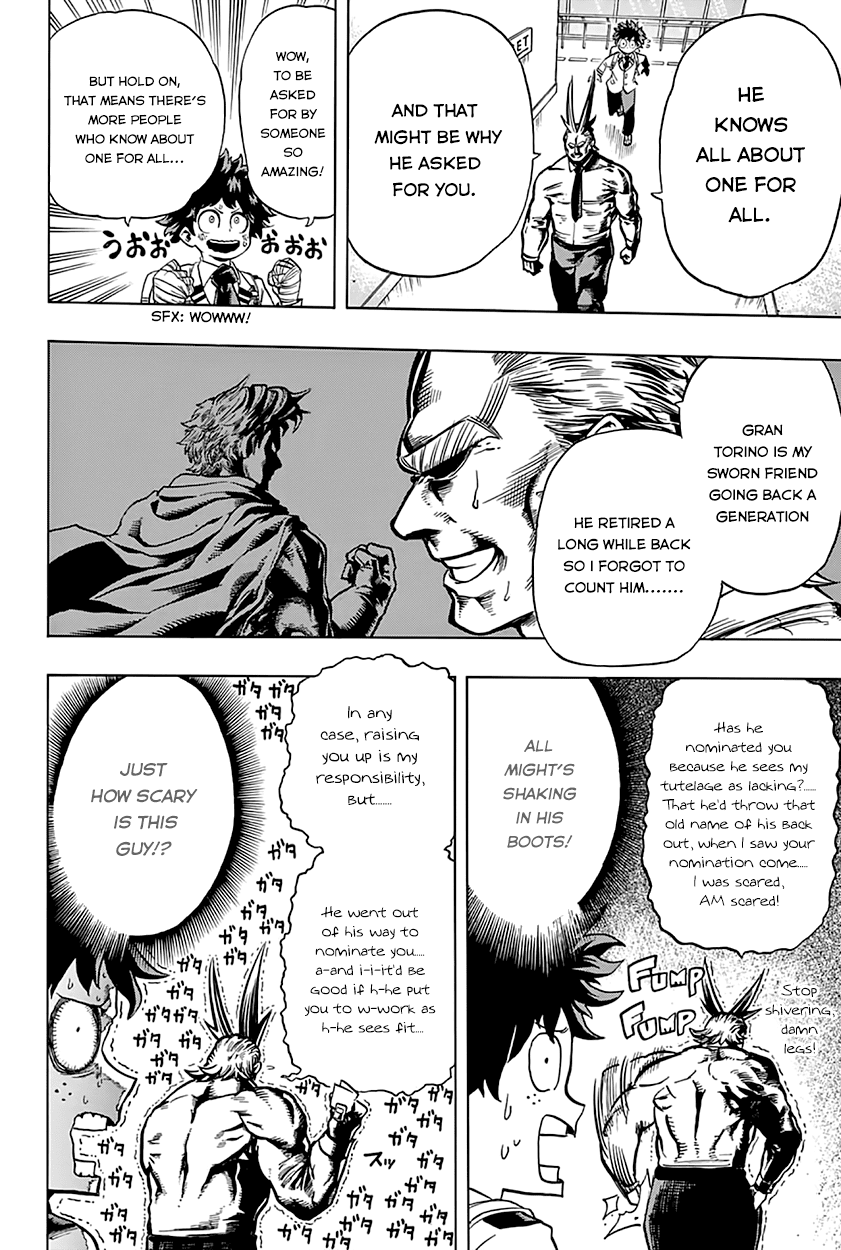 Boku no Hero Academia Chapter 46 page 11 - Chapter 46: The Weird and Wonderful Gran Torino Appears!