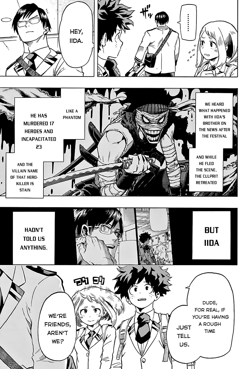 Boku no Hero Academia Chapter 46 page 14 - Chapter 46: The Weird and Wonderful Gran Torino Appears!