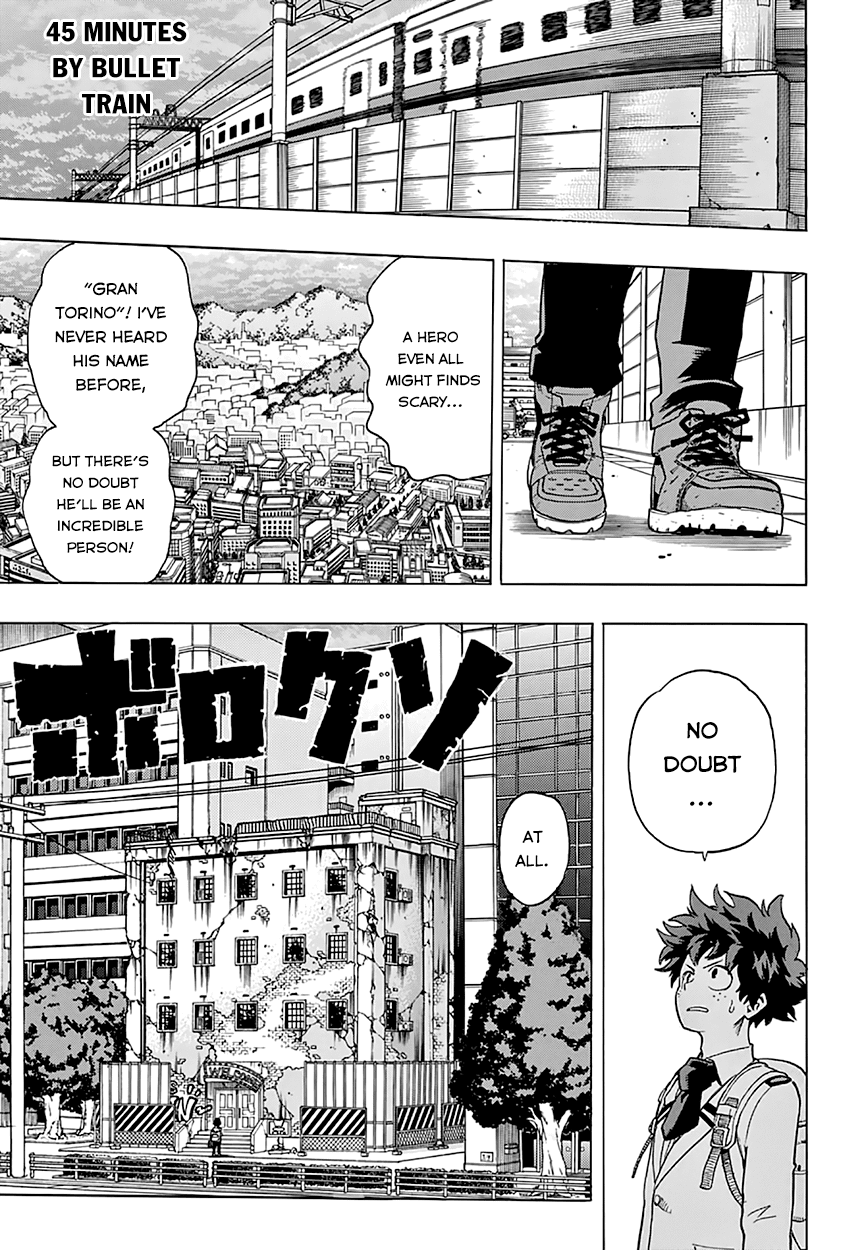Boku no Hero Academia Chapter 46 page 16 - Chapter 46: The Weird and Wonderful Gran Torino Appears!