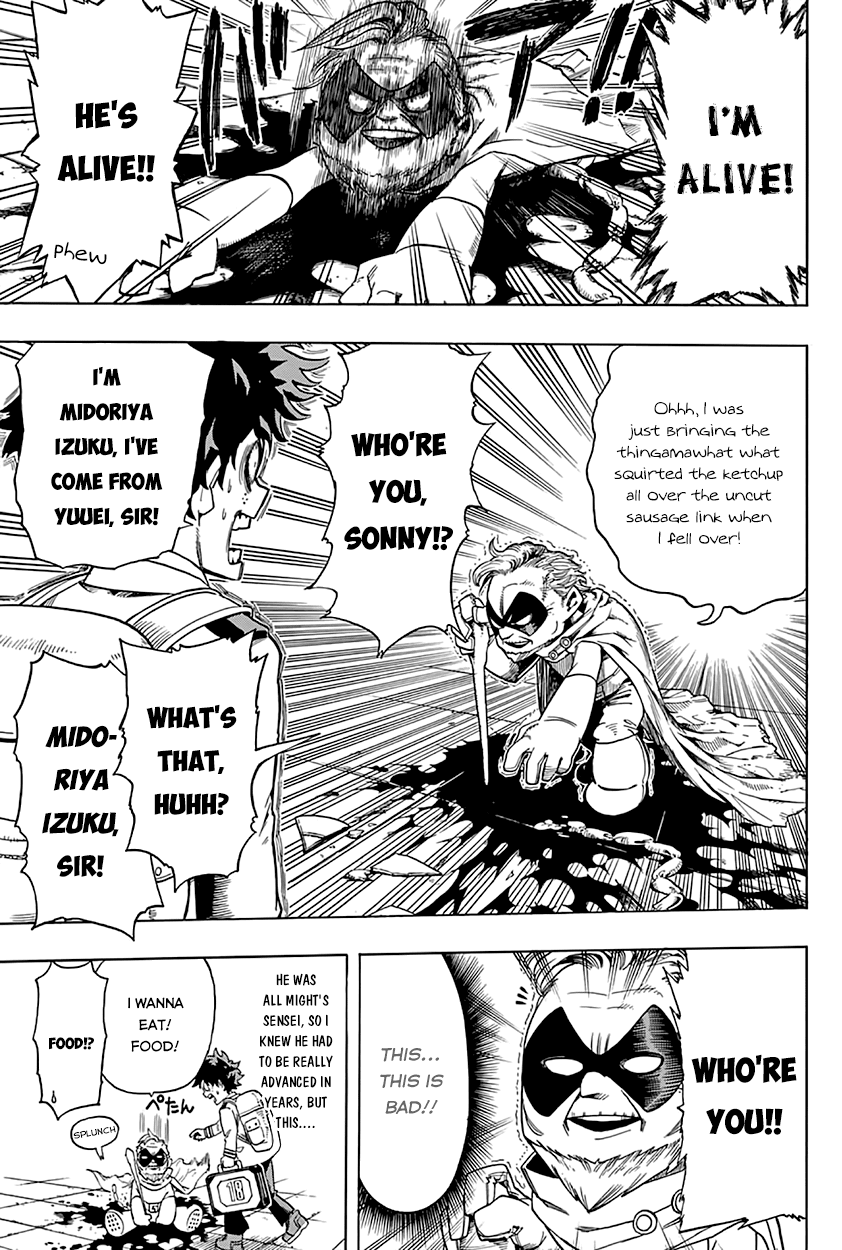 Boku no Hero Academia Chapter 46 page 18 - Chapter 46: The Weird and Wonderful Gran Torino Appears!
