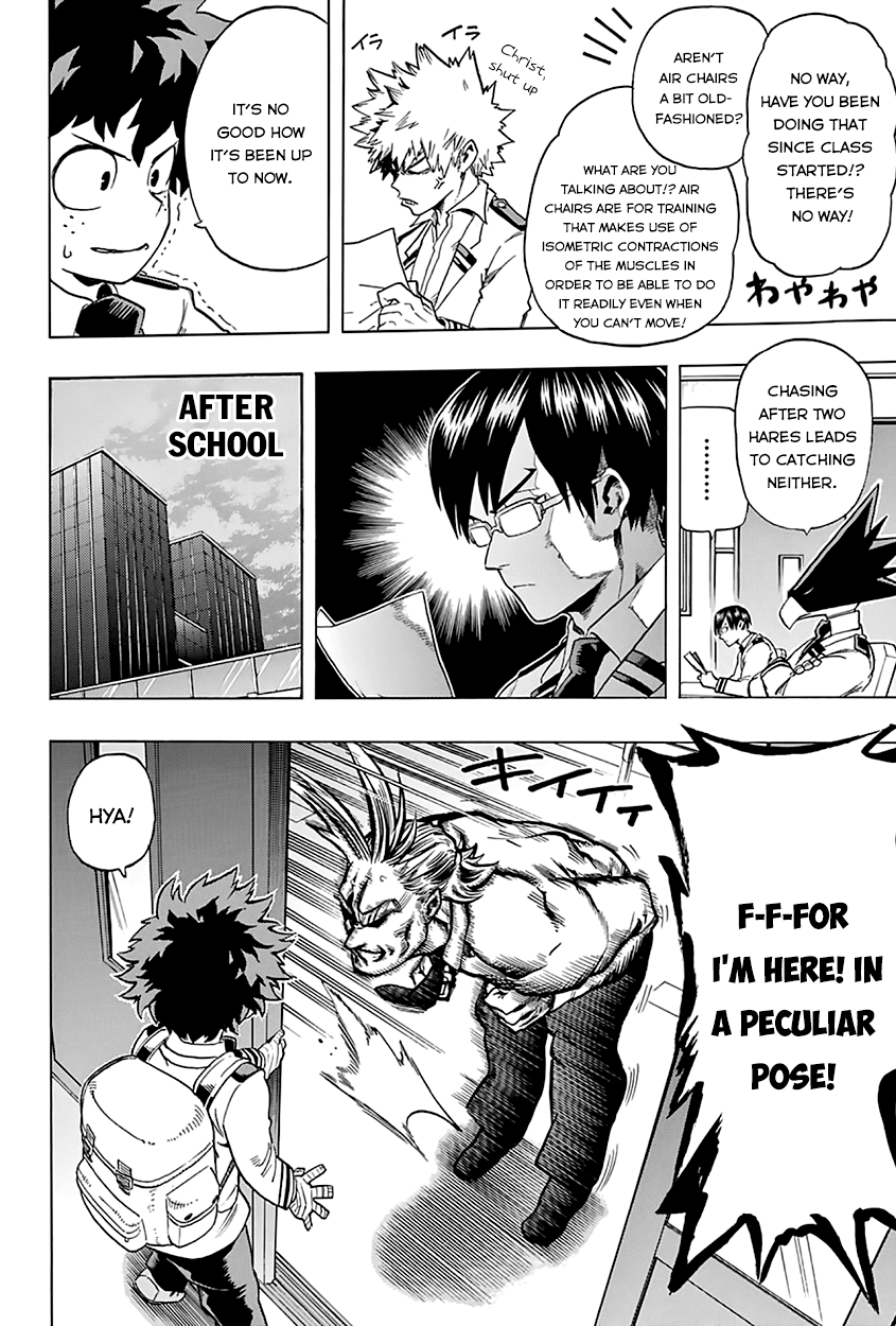 Boku no Hero Academia Chapter 46 page 9 - Chapter 46: The Weird and Wonderful Gran Torino Appears!