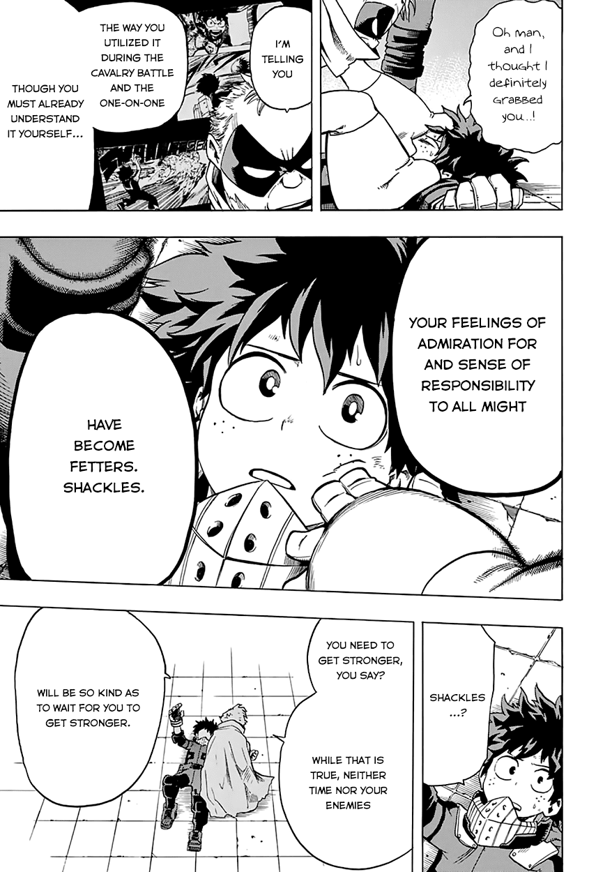 Boku no Hero Academia Chapter 47 page 13 - Chapter 47: To Wriggle