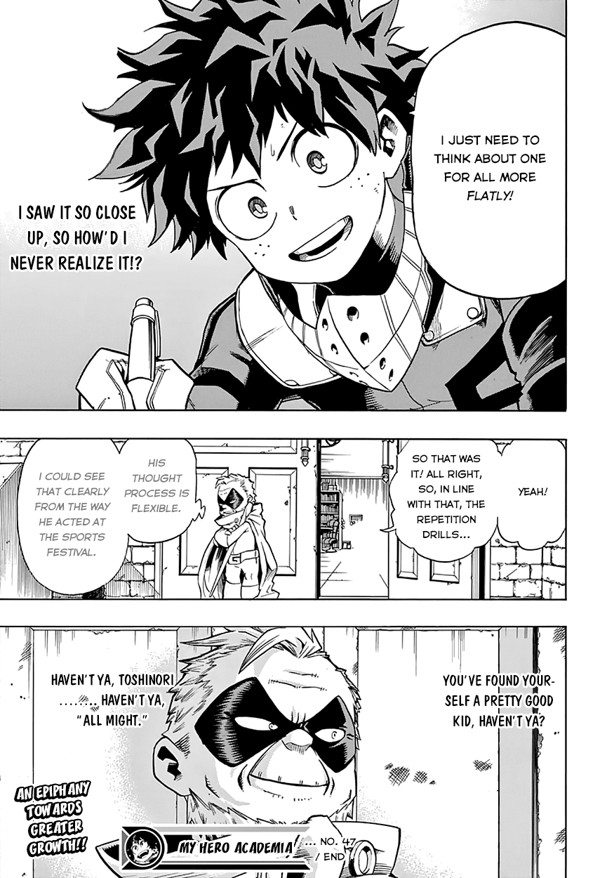 Boku no Hero Academia Chapter 47 page 20 - Chapter 47: To Wriggle