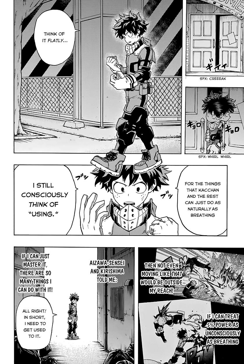 Boku no Hero Academia Chapter 48 page 8 - Chapter 48: Grasp the Hang of It