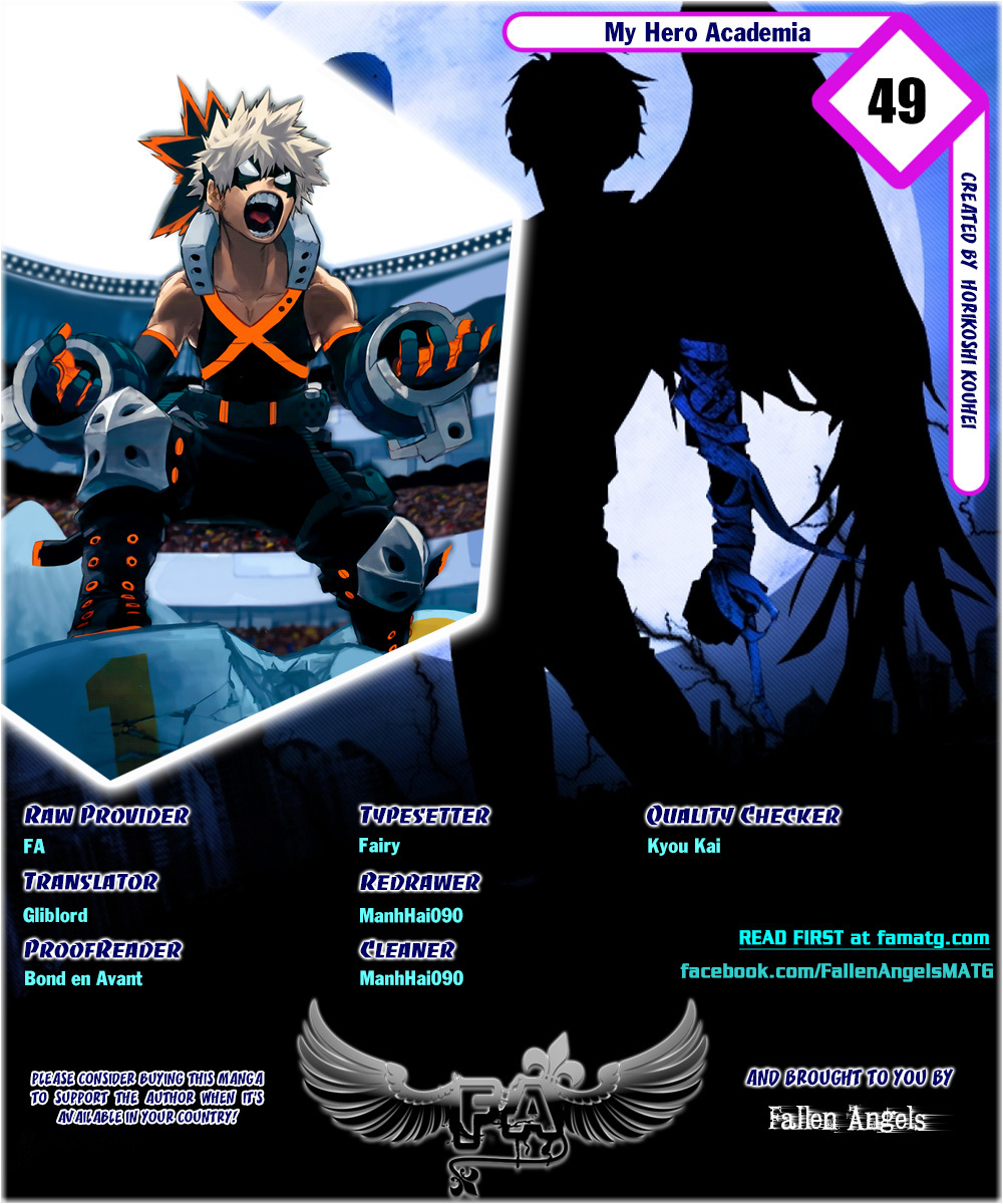 Boku no Hero Academia Chapter 49 page 1 - Chapter 49: Midoriya and Shigaraki