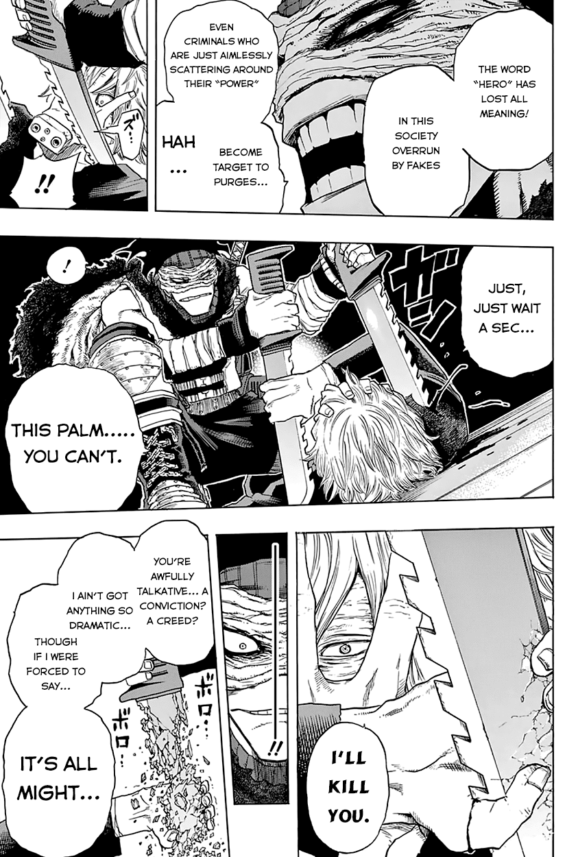 Boku no Hero Academia Chapter 49 page 15 - Chapter 49: Midoriya and Shigaraki