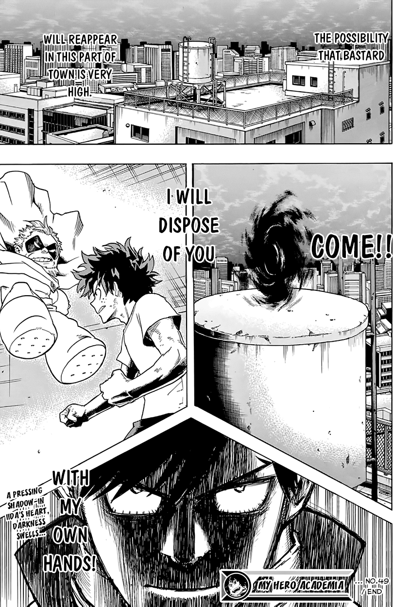 Boku no Hero Academia Chapter 49 page 21 - Chapter 49: Midoriya and Shigaraki