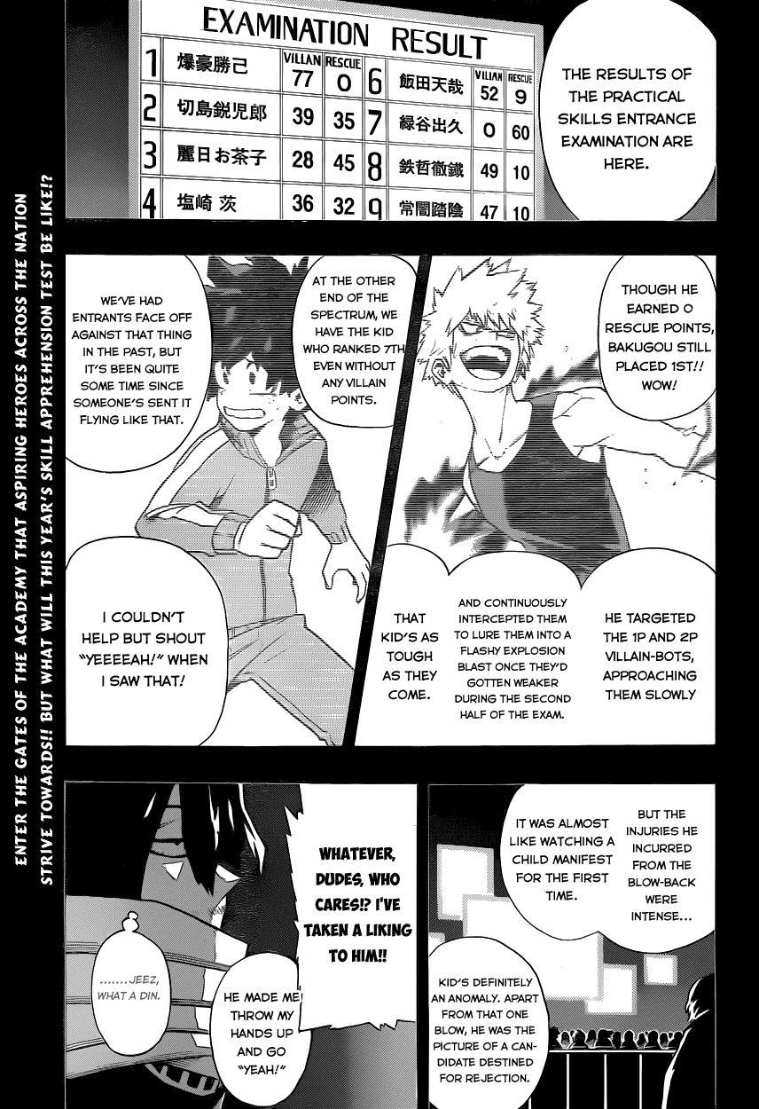 Boku no Hero Academia Chapter 5 page 1 - Chapter 5: Break Open, Academia!