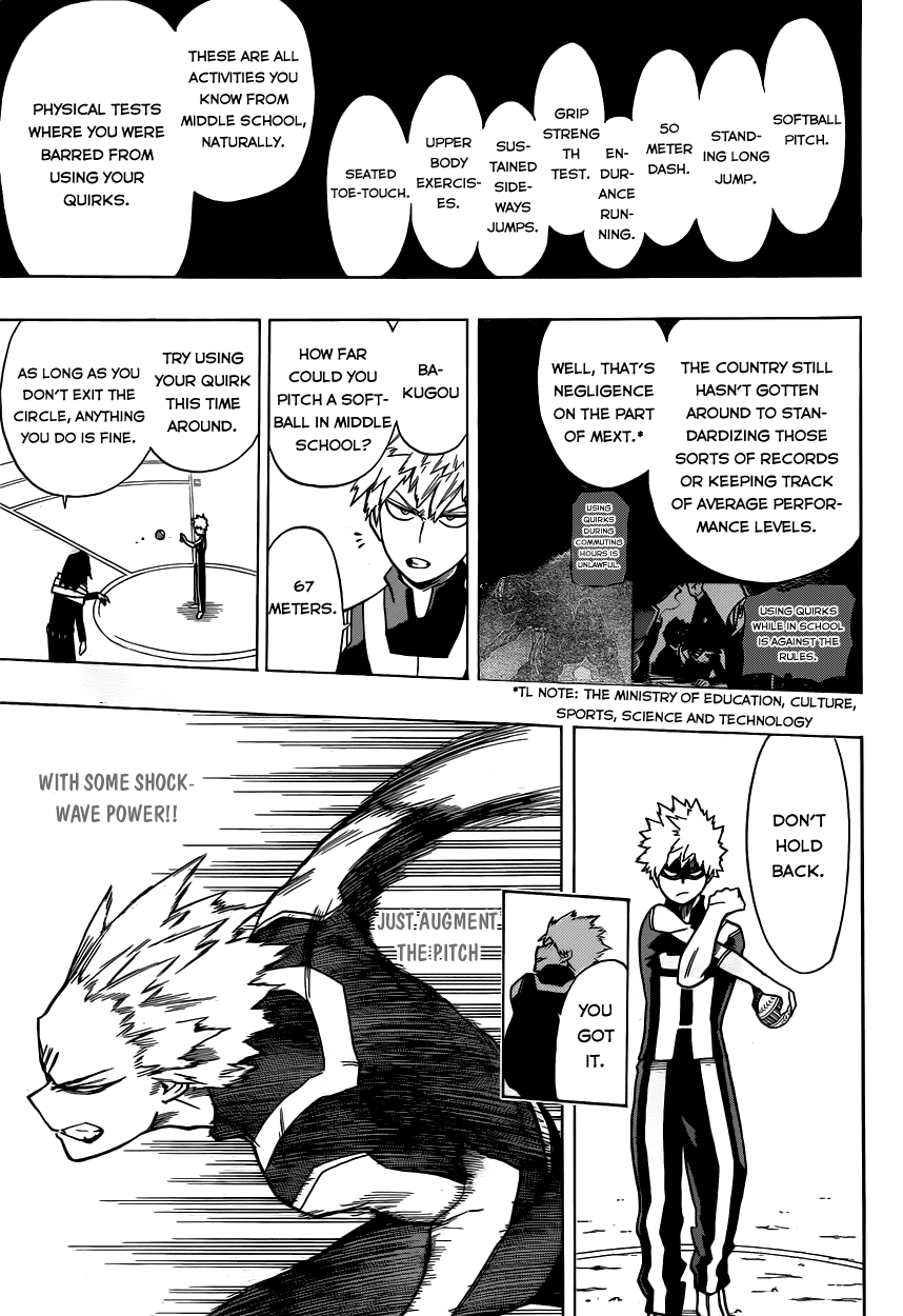 Boku no Hero Academia Chapter 5 page 15 - Chapter 5: Break Open, Academia!