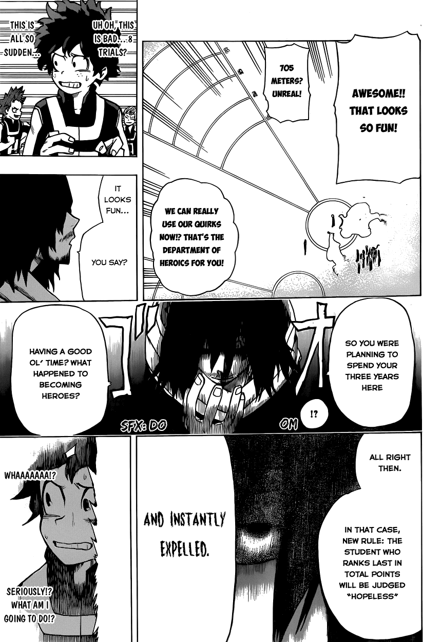 Boku no Hero Academia Chapter 5 page 17 - Chapter 5: Break Open, Academia!