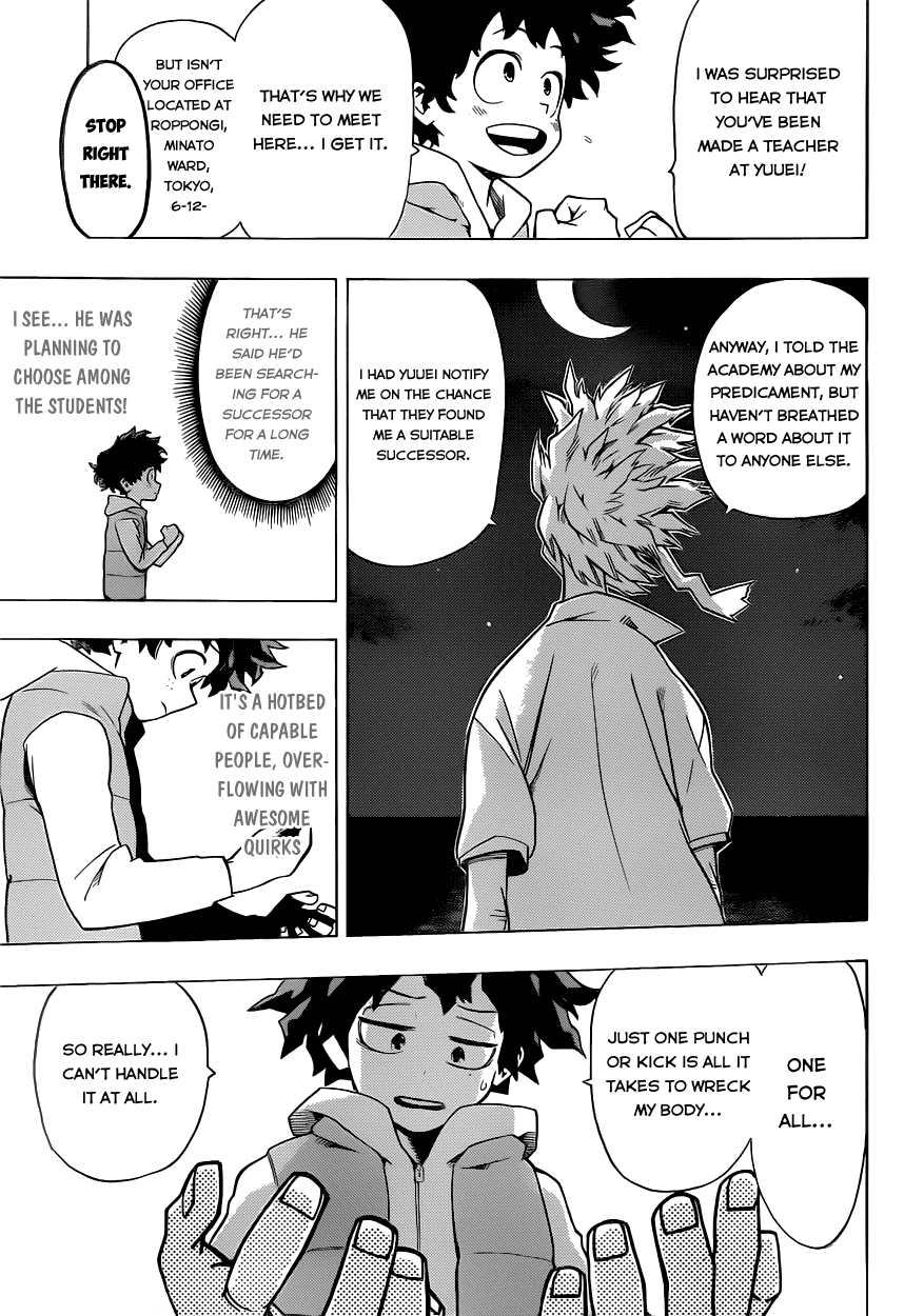 Boku no Hero Academia Chapter 5 page 3 - Chapter 5: Break Open, Academia!