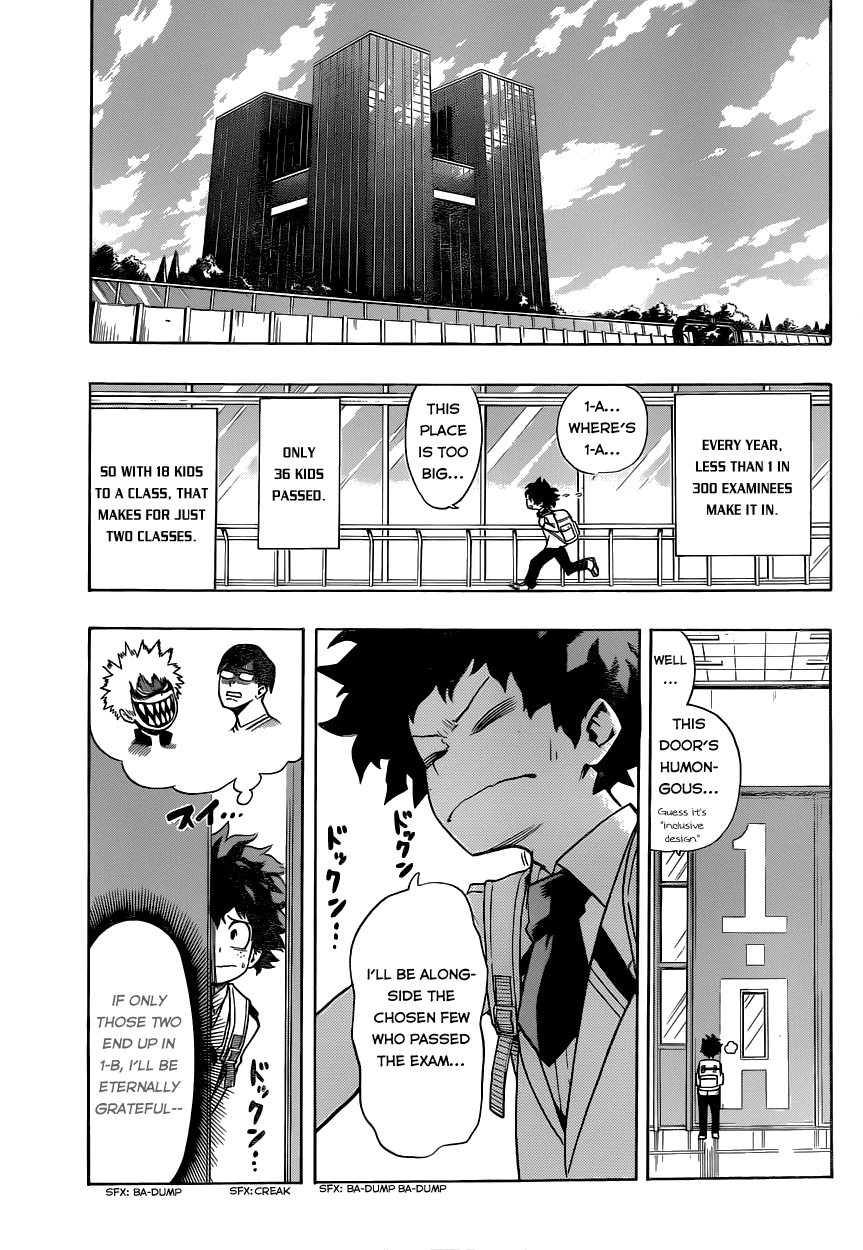 Boku no Hero Academia Chapter 5 page 7 - Chapter 5: Break Open, Academia!