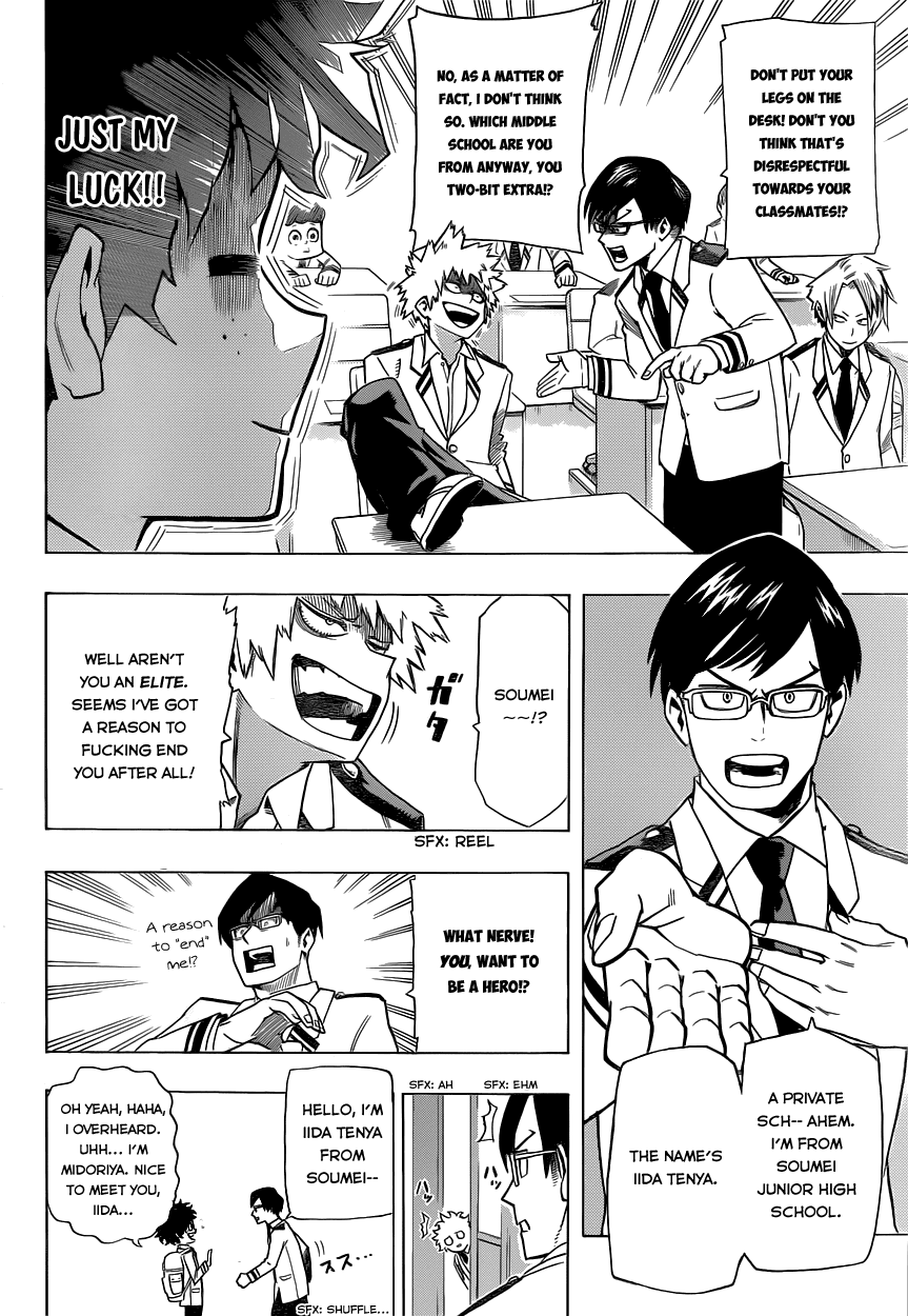 Boku no Hero Academia Chapter 5 page 8 - Chapter 5: Break Open, Academia!