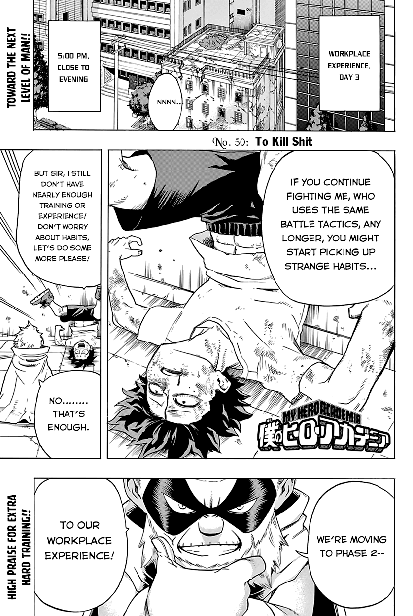 Boku no Hero Academia Chapter 50 page 3 - Chapter 50: To Kill Shit