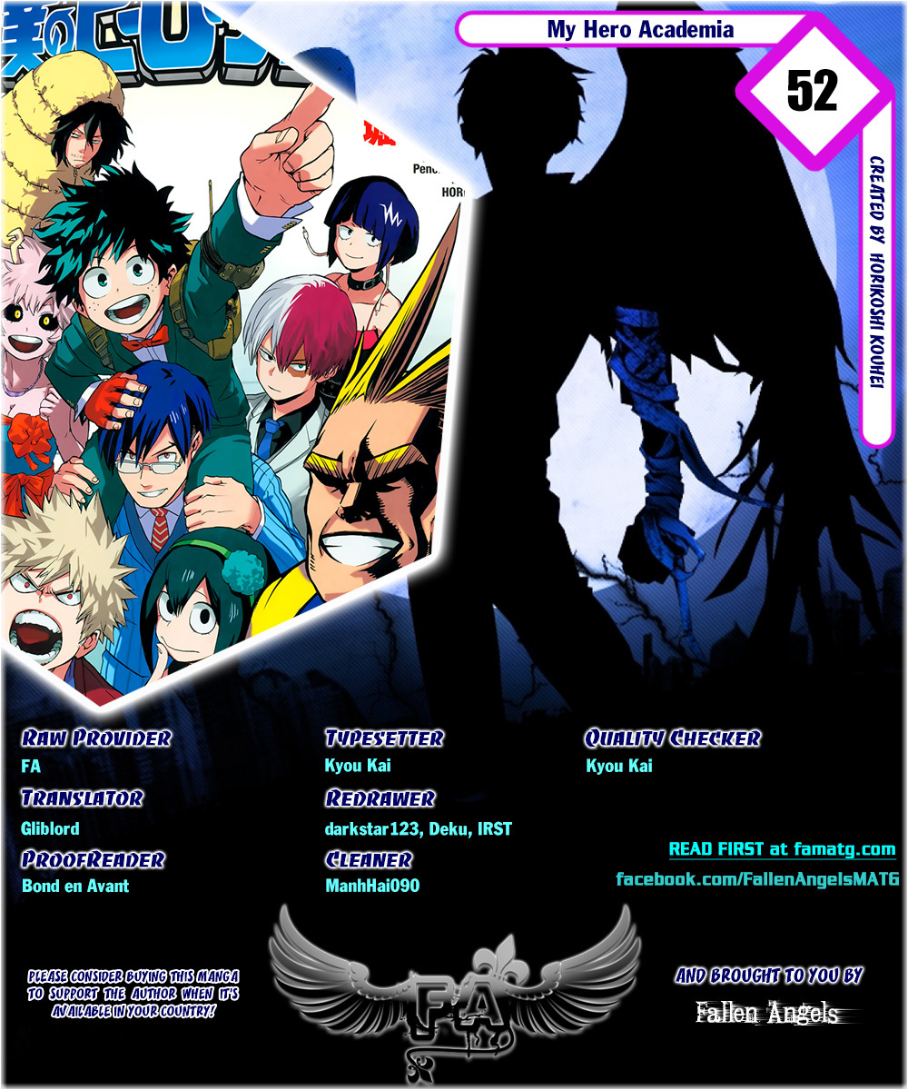 Boku no Hero Academia Chapter 52 page 1 - Chapter 52: Hero Killer Stain Vs. The Students of Yuuei