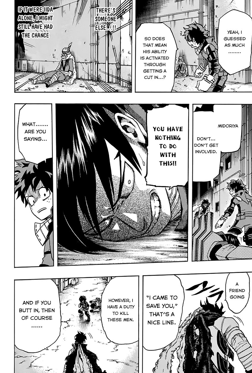Boku no Hero Academia Chapter 52 page 10 - Chapter 52: Hero Killer Stain Vs. The Students of Yuuei