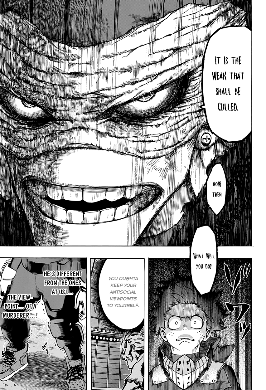 Boku no Hero Academia Chapter 52 page 11 - Chapter 52: Hero Killer Stain Vs. The Students of Yuuei
