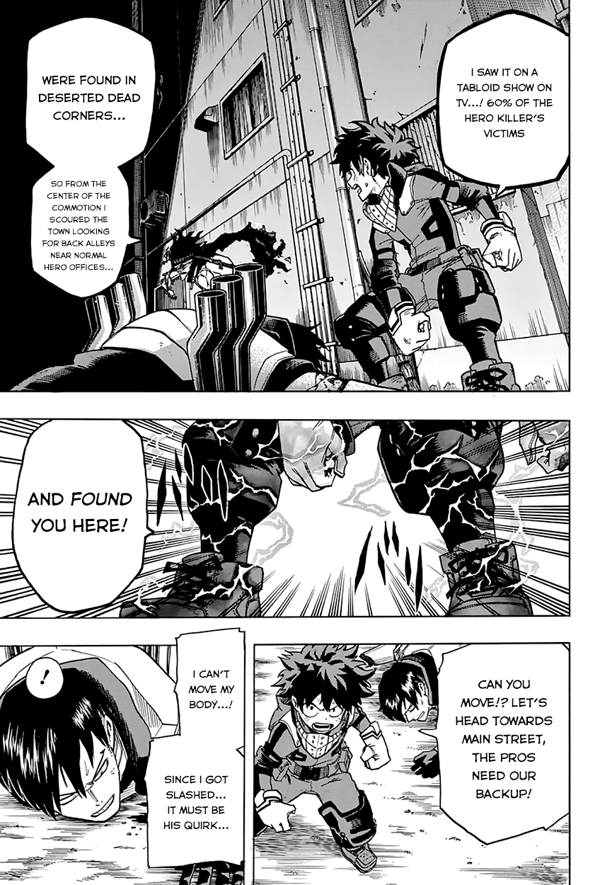 Boku no Hero Academia Chapter 52 page 9 - Chapter 52: Hero Killer Stain Vs. The Students of Yuuei