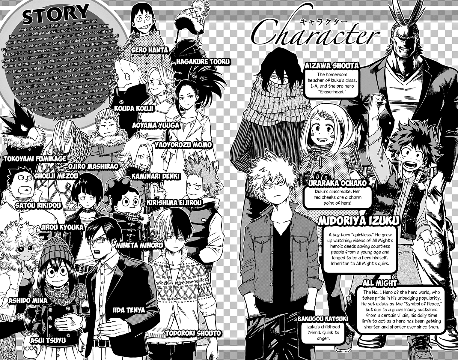 Boku no Hero Academia Chapter 53.5 page 4 - Chapter 53.5: Volume 6 Omake