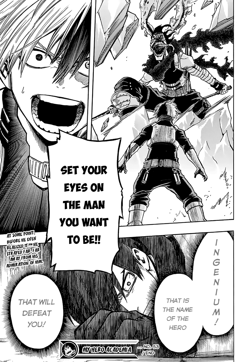 Boku no Hero Academia Chapter 53 page 21 - Chapter 53: From Todoroki to Iida