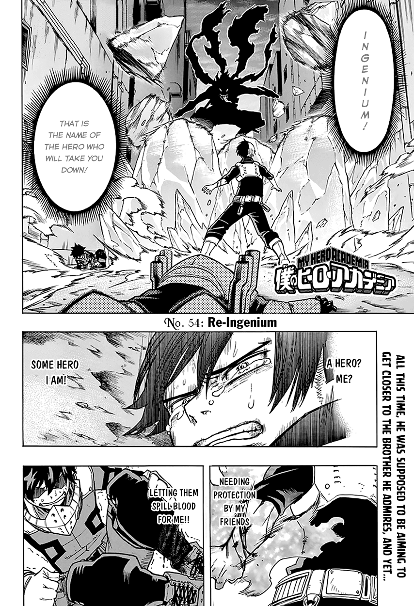 Boku no Hero Academia Chapter 54 page 4 - Chapter 54: Re-Ingenium