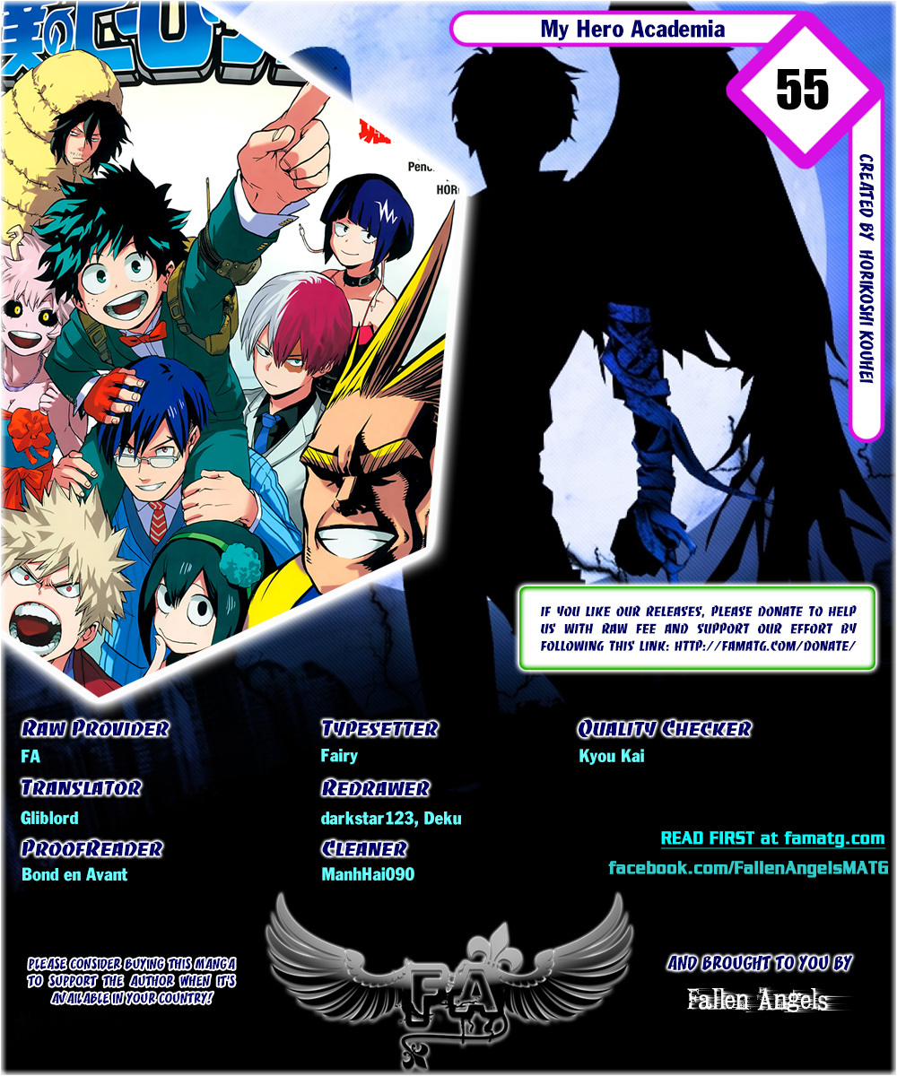Boku no Hero Academia Chapter 55 page 1 - Chapter 55: The Conclusion!?
