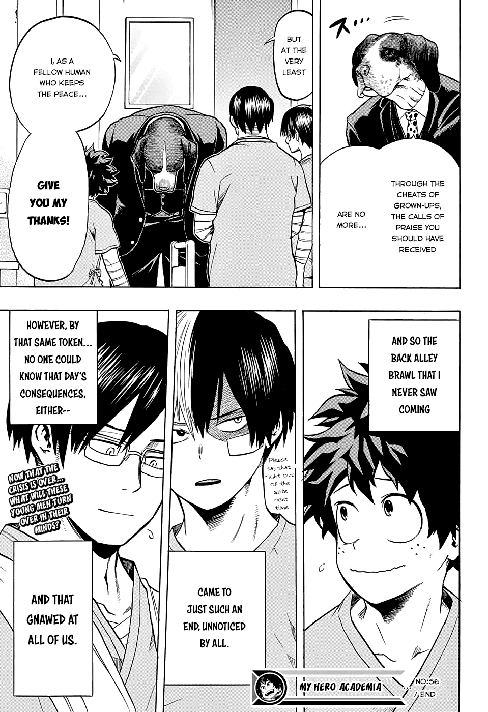 Boku no Hero Academia Chapter 56 page 22 - Chapter 56: The Conclusion