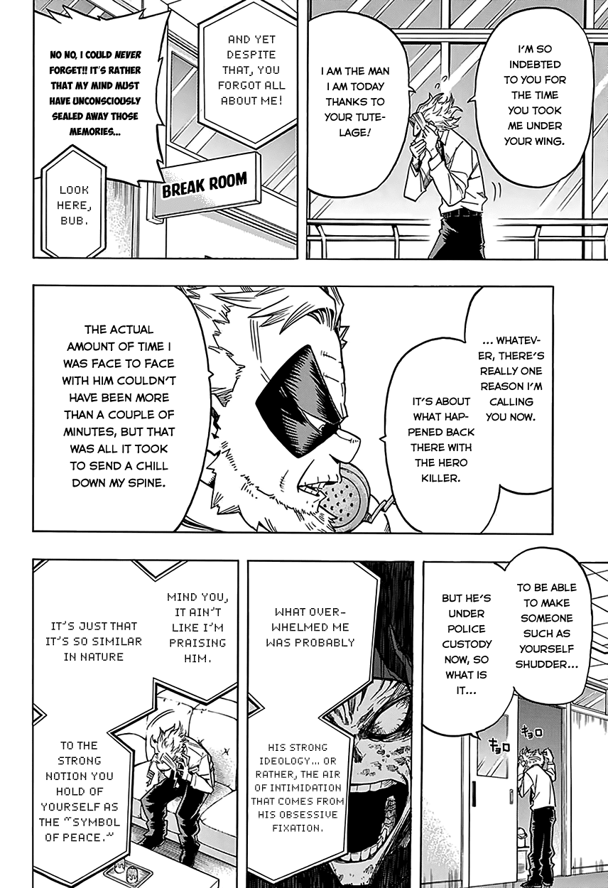 Boku no Hero Academia Chapter 57 page 16 - Chapter 57: Hero Killer Stain—The Aftermath
