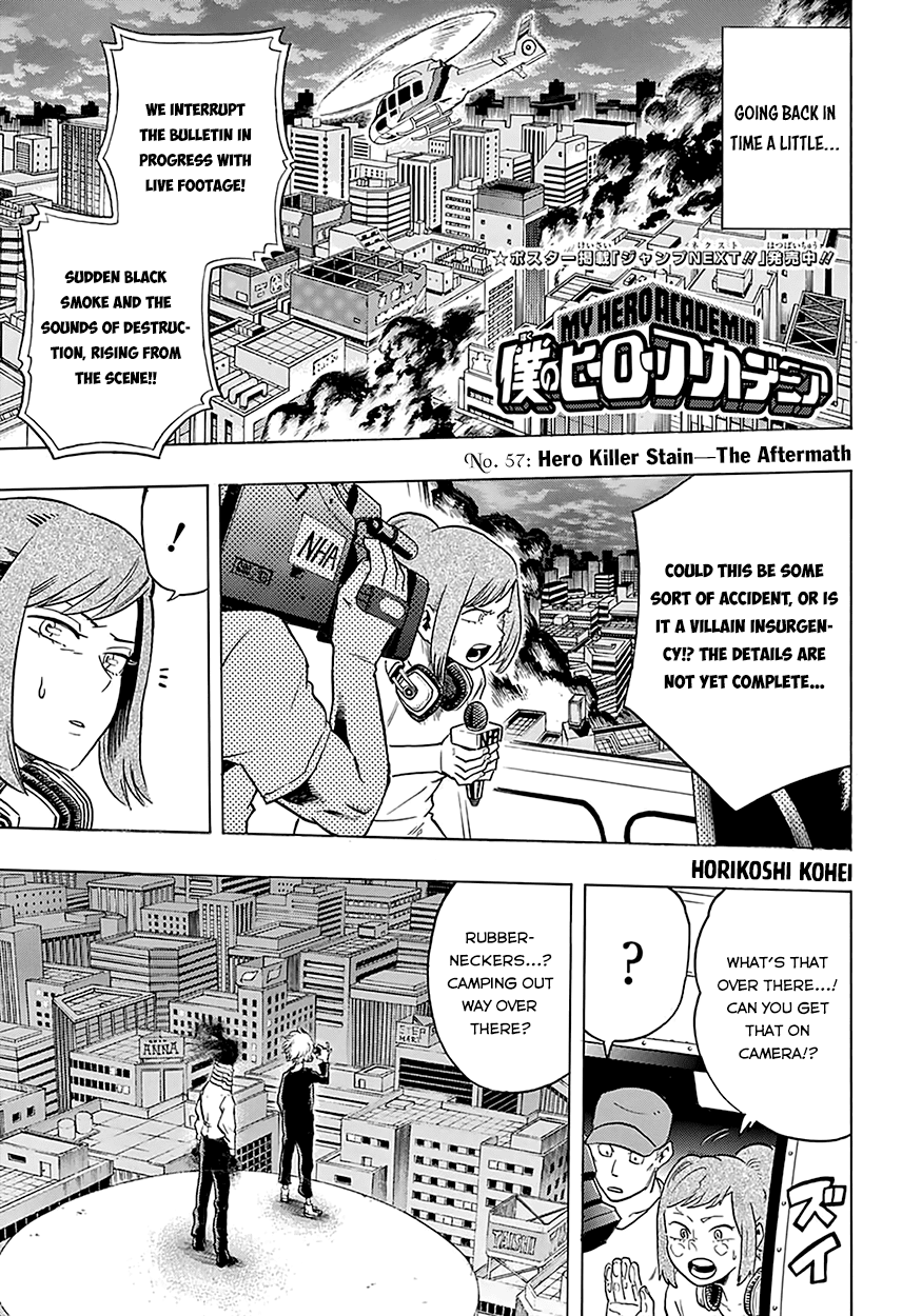 Boku no Hero Academia Chapter 57 page 5 - Chapter 57: Hero Killer Stain—The Aftermath
