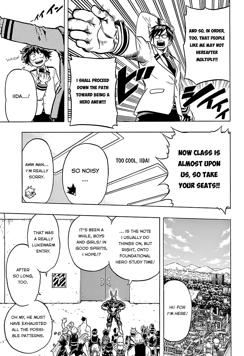 Boku no Hero Academia Chapter 58 page 15 - Chapter 58: Workplace Experience Wrap Up