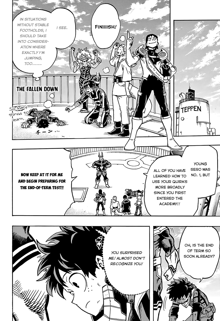Boku no Hero Academia Chapter 58 page 22 - Chapter 58: Workplace Experience Wrap Up