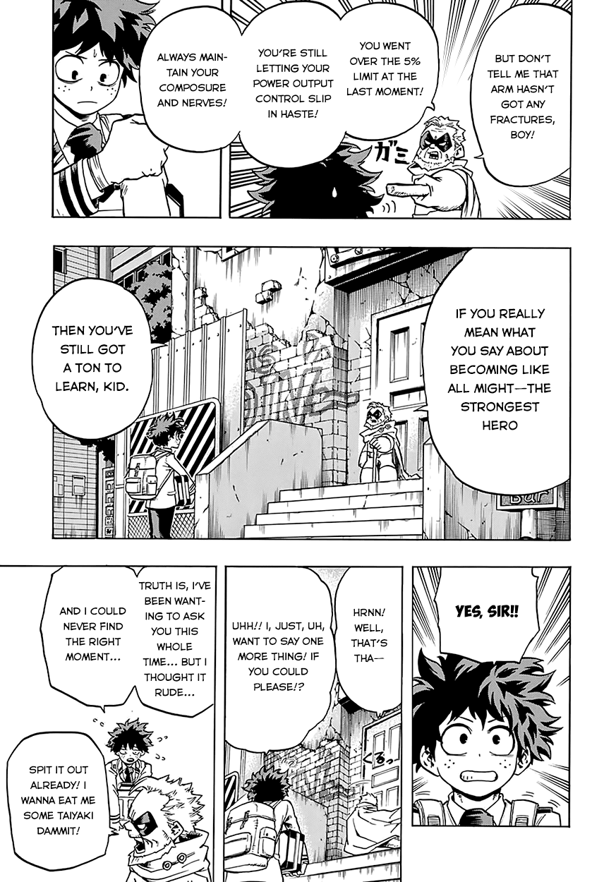 Boku no Hero Academia Chapter 58 page 7 - Chapter 58: Workplace Experience Wrap Up
