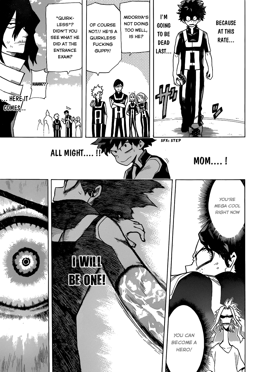 Boku no Hero Academia Chapter 6 page 11 - Chapter 6: What I Can Do For Now